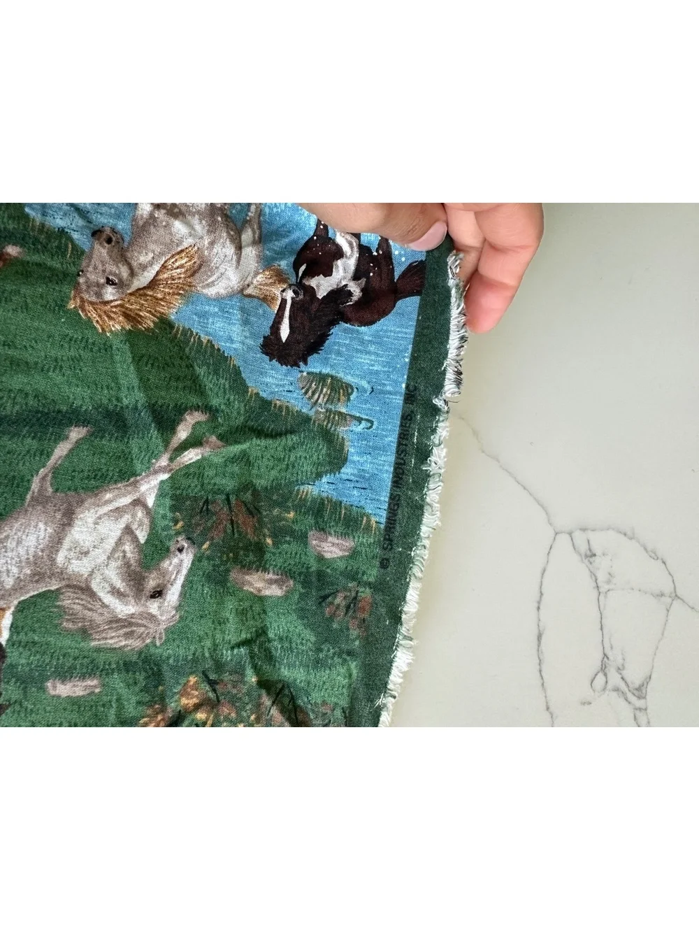 Cranston Joan Messmore Wild Horses Cotton Fabric